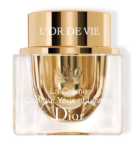 crème contour yeux et lèvres l'or de vie dior|la creme contour.